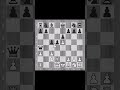 Queen Trap - French Defense: Winawer Variation #shorts