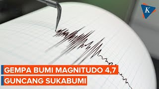 Gempa di Sukabumi Berkekuatan M 4,7, Getaran Terasa sampai Depok dan Tangerang