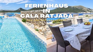 Mallorca Ferienhaus in Cala Ratjada - Meerblick, eigener privater Pool, drei Schlafzimmer, Terrasse