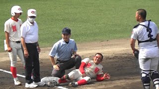 智辯学園vs合同Ｂ　２～３回【2022/7/10　第１０４回全国高校野球選手権奈良大会】