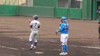 2017/03/05吉岡優磨(龍谷大平安高→関西学院大新4年生)第1打席