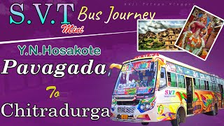 Pavagada To Chitradurga SVT Bus Journey | YN Hosakote To Chitradurga SVT Bus Journey