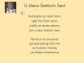 U slavu Svetom Savi poem #24