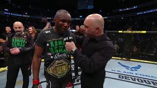 UFC 245: Kamaru Usman Octagon Interview