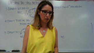 One and Two Step Metric Conversions Practice
