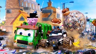 #appMink | Garbage Truck Police Car Kids Video - Cartoon Cars Chase #a | Kids Cartoons Full Episodes