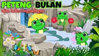 Peteng Bulan with Dancing Frog | Gending Rare Bali Kids Song | Lagu Anak Bali