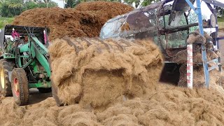 How to do COCONUT Coir Making Industry Business | Small Scale IndustrY