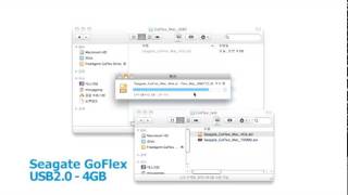 Seagate FreeAgent GoFlex USB3.0 1TB - iMac27 USB2.0 VS FireWire 800 : 4GB Transfer Test