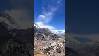 Majestic Manang: Cinematic Mountain Views 🏔️ ✨ #annapurnabasecamp #mountains #tilicho #manang