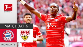 Bayern Munich - VfB Stuttgart 2-2 | Highlights | Matchday 6 – Bundesliga 2022/23