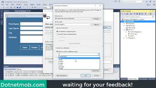 Dot net Tutorial 7-Entity Framework Insert Update and Delete in C#