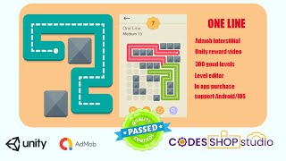 One Line Puzzle Game | Unity Source Code | Puzzle Game