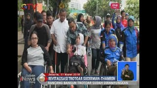 Anies Baswedan Sosialisasikan Trotoar Ramah untuk Penyandang Disabilitas - BIS 11/03