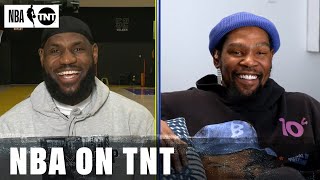 LeBron James and Kevin Durant Draft Their Teams for the 2021 NBA All-Star Game | NBA on TNT