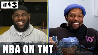LeBron James and Kevin Durant Draft Their Teams for the 2021 NBA All-Star Game | NBA on TNT