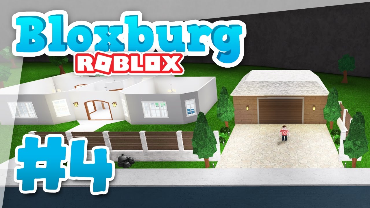 Bloxburg #4 - NEW GARAGE BUILD (Roblox Welcome To Bloxburg) - YouTube