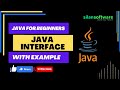 Java Interface Tutorial || Silan Software || Pythontpoint.org