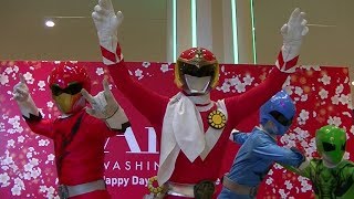 動物戦隊ジュウオウジャーショー 太陽戦隊サンバルカン バルイーグル登場！  2017.10.7  Doubutsu sentai Zyuohger