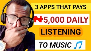 Earn 5,000 naira ($5) daily listening to music/how to make money online in Nigeria (Africa)/ music