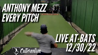 Anthony Mezz Every Pitch Over-the Shoulder Live At-Bats: 12/30/22