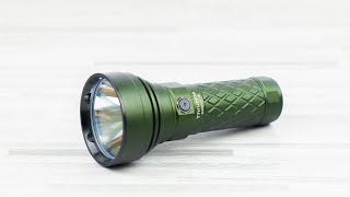 Only 1000 PCS world wide ！ThruNite Catapult V6 Dark Green Flashlight Unboxing and test