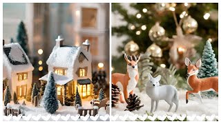 Create a Winter Wonderland: Vignette Decor Ideas