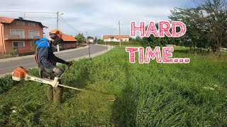 Hard  job for STIHL FS-360 C-EM