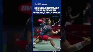 Hasil Indonesia Open 2023 Apriyani/Fadia Ambyar, Merah Putih Belum Ada Wakil di Semifinal