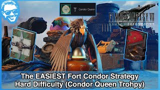 Easy Wins in Fort Condor HARD DIFFICULTY - Condor Queen Trophy Guide - FF7 Remake INTERgrade 4k HDR