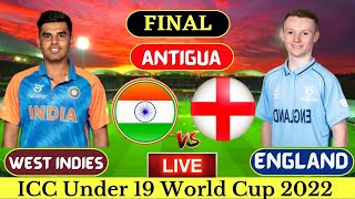 🔴India U19 vs England U19 Live | IND U19 vs ENG U19 Live | ICC U-19 World Cup Live