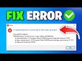 How To Fix “A JavaScript Error Occurred in the Main Process” NEW 2026✅
