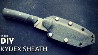 Knife Making - Kydex Sheath for 'Black One'