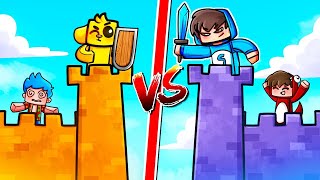 CASTILLO SEGURO DE MIKECRACK VS CASTILLO SEGURO DE SPARTA356 🏰😱 MINECRAFT CASTILLO VS CASTILLO