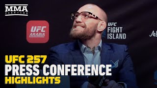 UFC 257 Press Conference Highlights - MMA Fighting