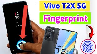 Vivo T2x 5g in display fingerprint lock/Vivo t2x me fingerprint settings/fingerprint sensor lock