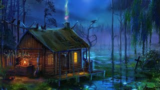 Swamp Sounds at Night - Frogs, Crickets, Sleep & Relaxation Nature Sounds, Cozy Cabin Ambience Sleep