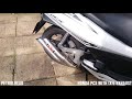 best honda pcx exhaust sounds compilation loud bonus at the end