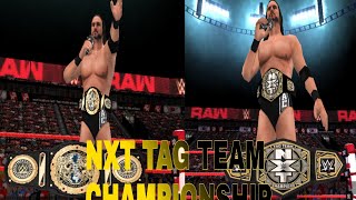 NXT / NXT UK Tag Team Championship Belt PPSSPP Texture for Gamernafz WWE 2k20
