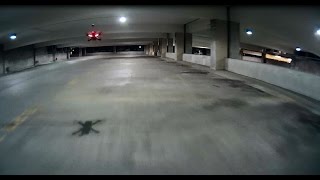 Drone Racing / zmr250 vs HK FPV250 / Garage Night Race / Pod Racing