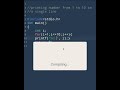 #5 C programming Exercise 💻|| C Language Tutorial👨‍🏫📓#shorts #coding