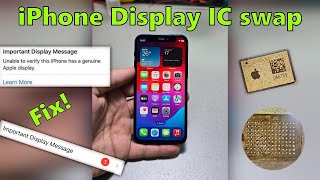 iPhone 12 mini display IC swap