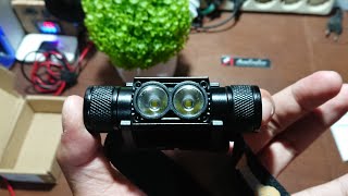 WURKKOS H25S - 1200 lumens Headlamp SST40 | USB type C, Waterproof, Full aluminium #awanzerozero