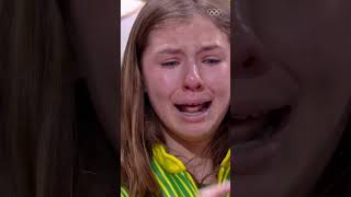 This fan couldn't contain her emotions when she met her hero at #Paris2024 🥹