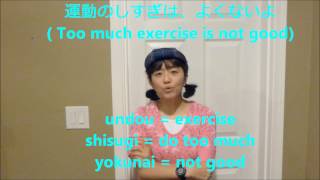 How to use Japanese phrase sugiru ( too much )