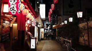 大阪難波の裏路地「法善寺横丁」Hozenji Yokocho, a back alley in Osaka Namba