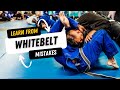 White Belt Vs Black Belt BJJ Rolling Commentary | See What The White Belt Does Wrong!