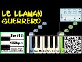 LE LLAMAN GUERRERO Piano Tutorial Facil Partitura Acordes Pista