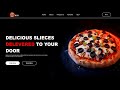 How to Create Pizza Website Using HTML & CSS | Fast Code