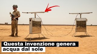 Questa Invenzione Può Cambiare Il Mondo. Produrre Acqua Dall'aria